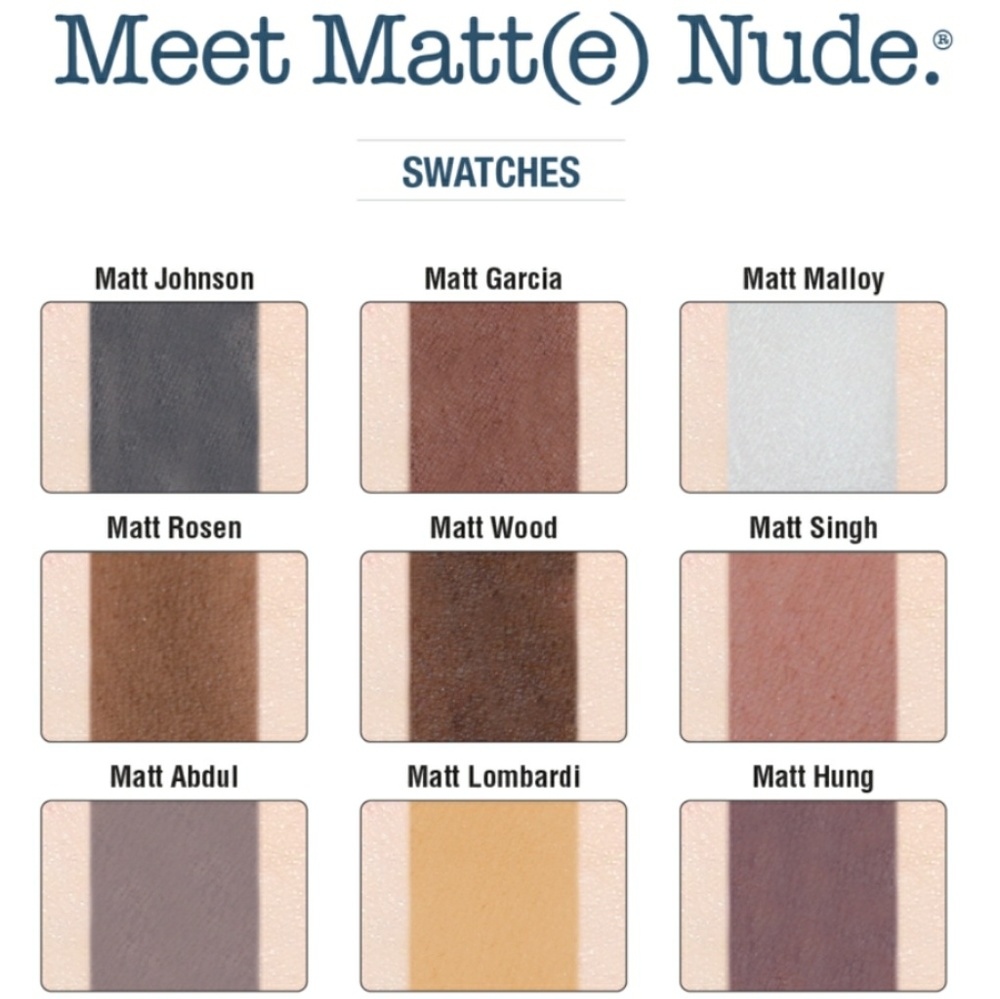 Brand New Meet Matt(e) Nude Palette
